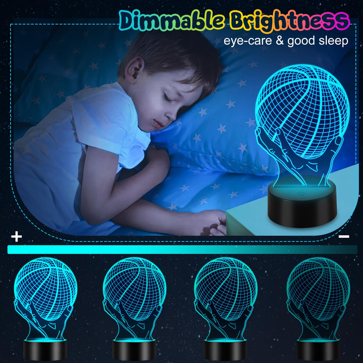 Linkax Horse Gifts for Boys, 3D Illusion Night Light for Girl Bedroom Decor