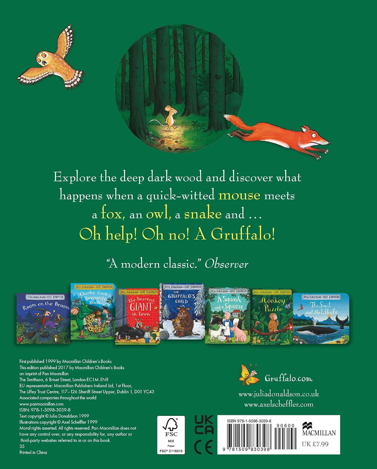 The Gruffalo: The classic rhyming picture book adventure and must-read bedtime family favourite