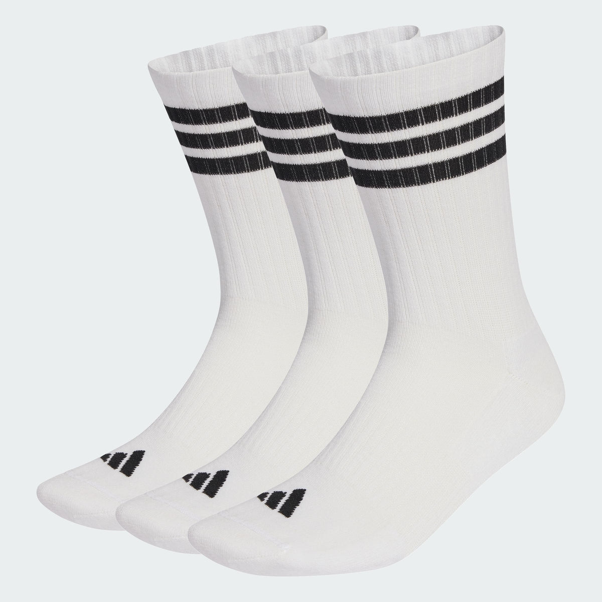 adidas 3-Stripes Cushioned Crew Socks 3 Pair Pack