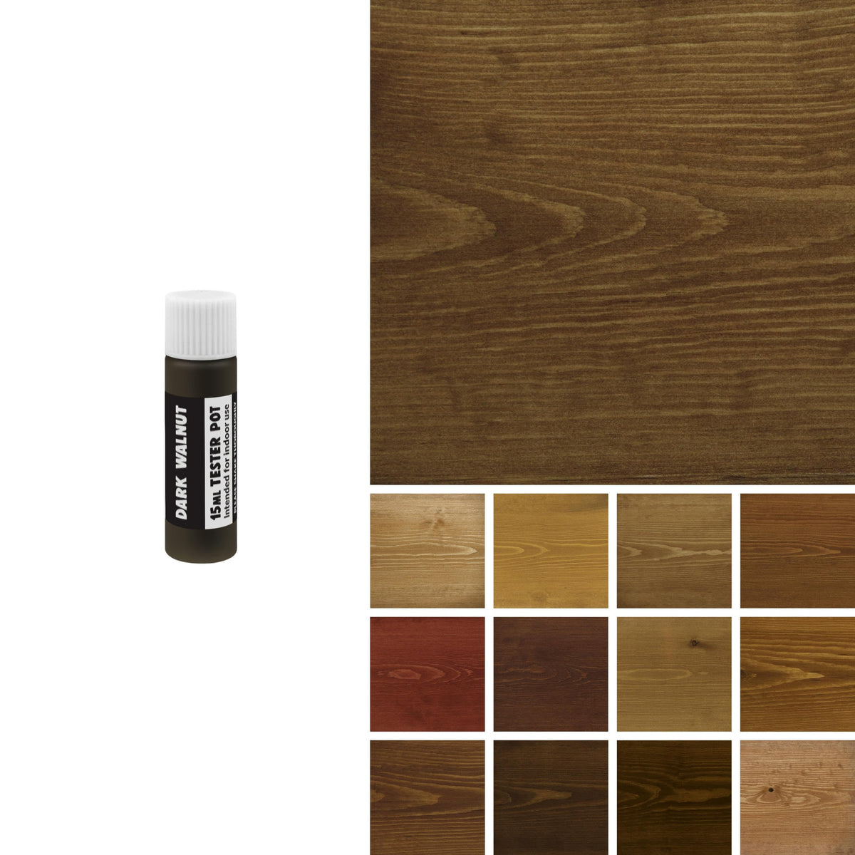Littlefair's Wood Stain Water-Based - (Very Red Mahogany) – Non-Toxic, Eco-Friendly & Quick Drying - Easy-to-Apply, Concentrated Formula for All Wood Types – 15ml Tester Pot