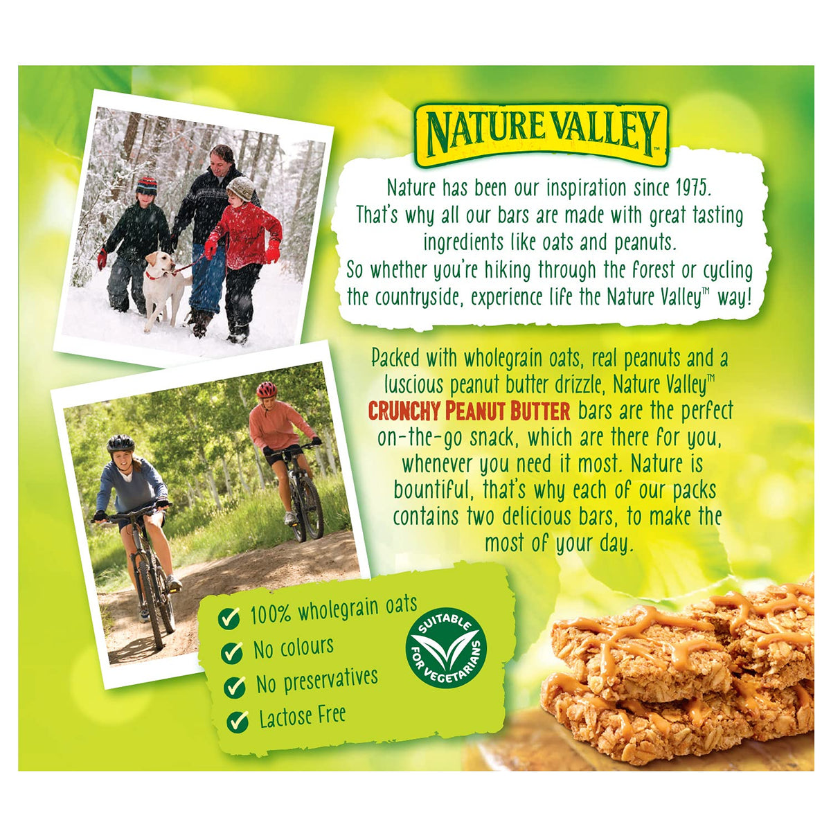 Nature Valley Crunchy Oats and Chocolate Cereal Bars, 18 x 42 g
