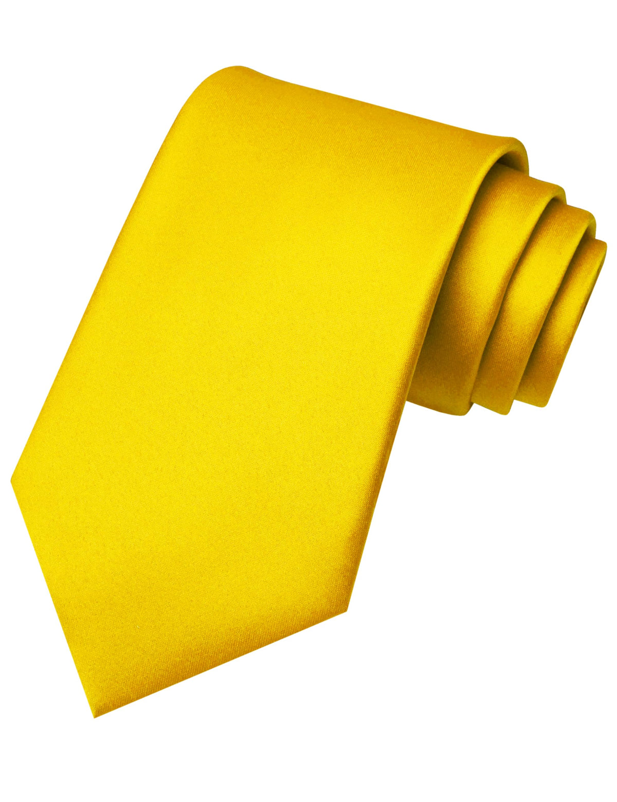 RBOCOTT Solid Color Tie Mens Necktie for Business and Wedding Party