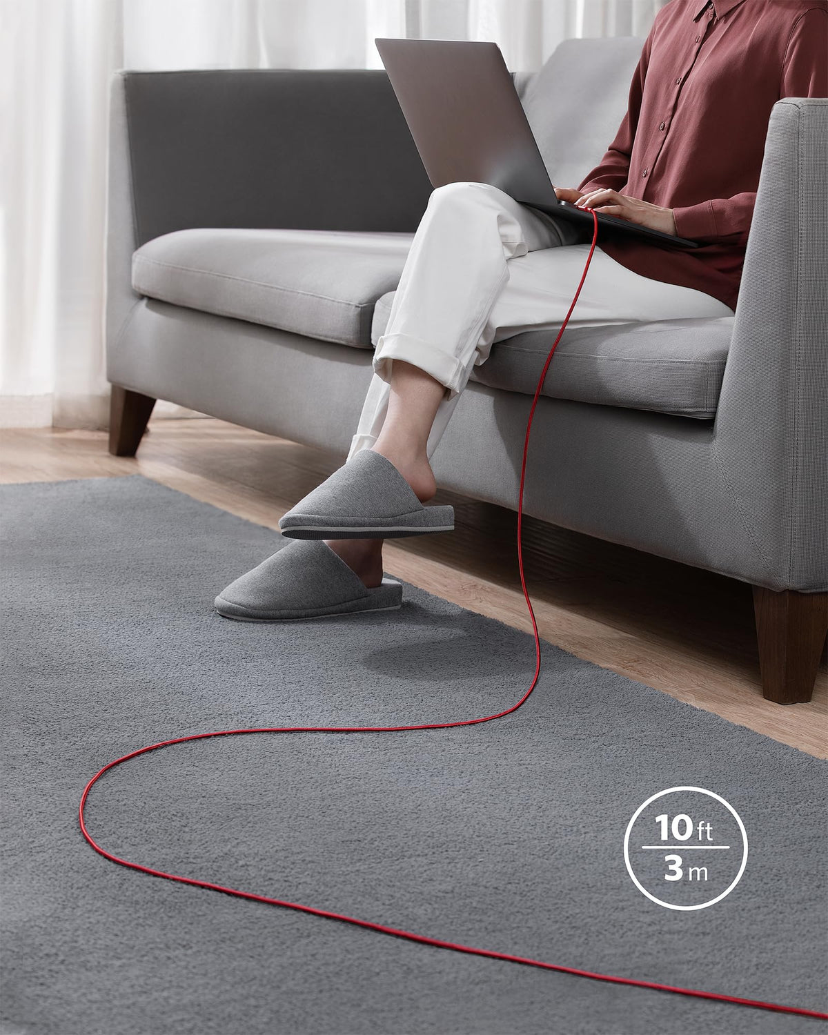 Anker USB C to USB C Charger Cable, 100W Fast Charging Cable (6 ft/1.8m)