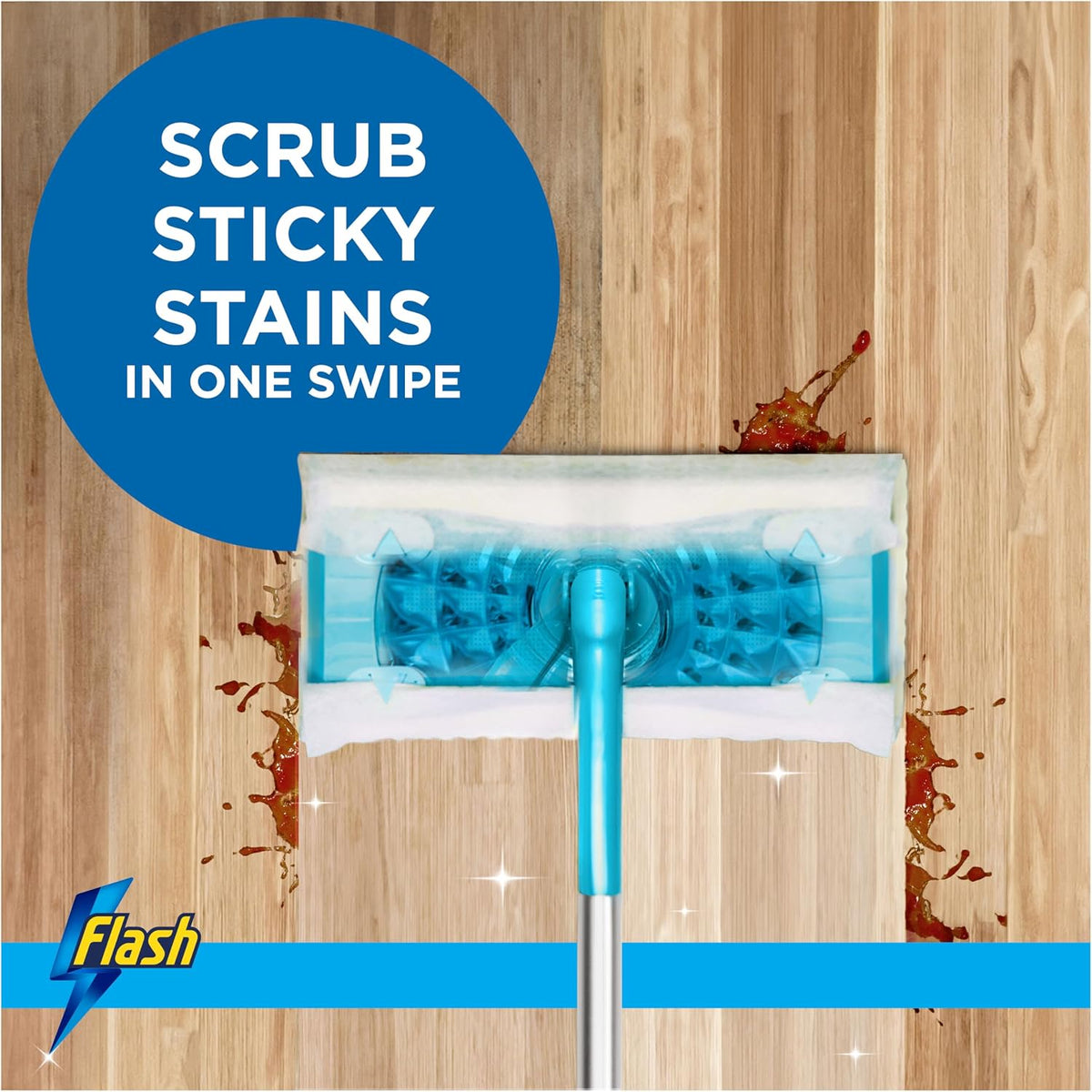 Flash Speedmop Wet Mop Floor Cleaner Wipes, 48 Wet Lemon Pads