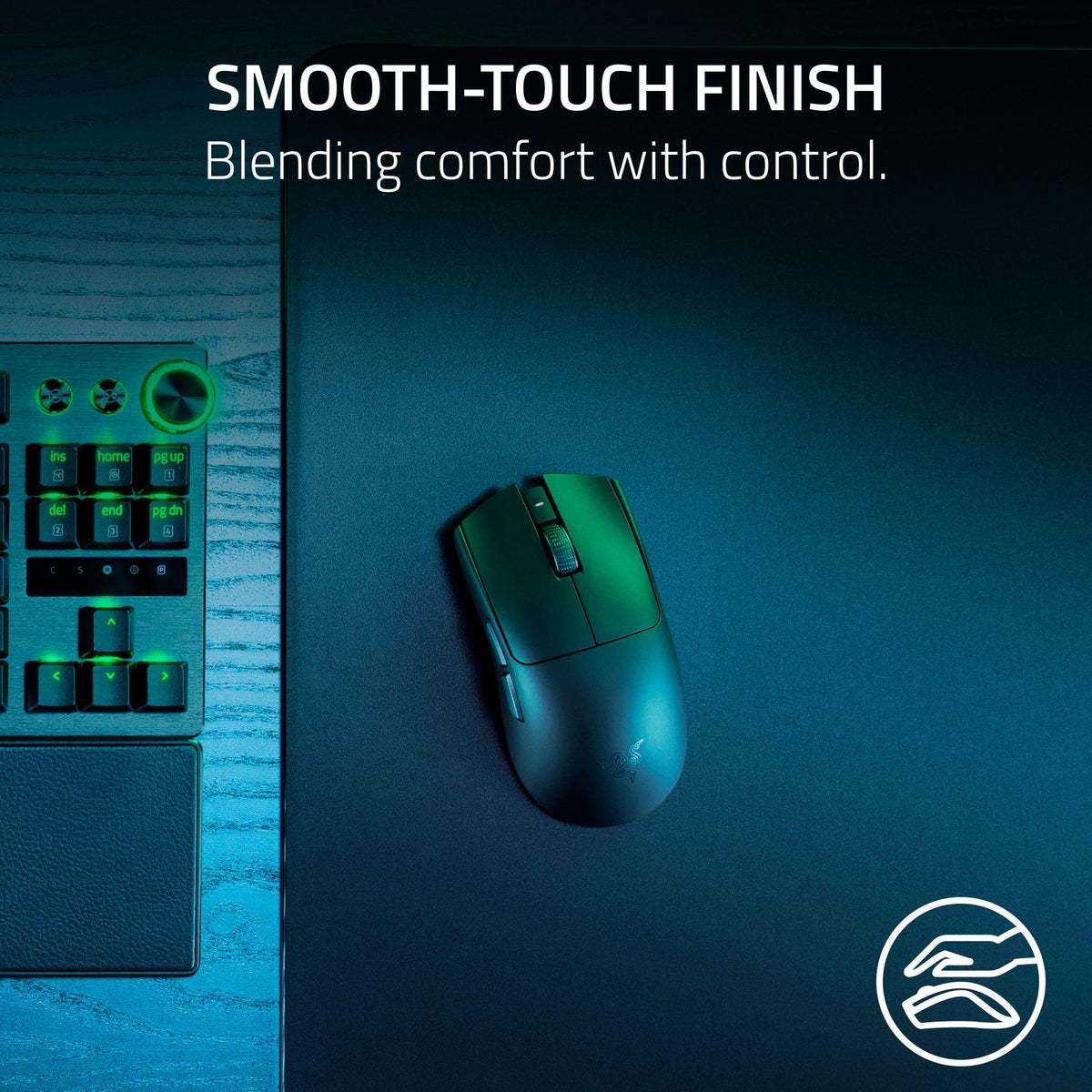 Razer Viper V3 HyperSpeed - Wireless Esports Mouse (Focus Pro 30K Optical Sensor, Up to 280 hours of Battery Life, Mechanical Mouse Switches Gen-2, 4000 Hz Wireless Polling Rate) Black