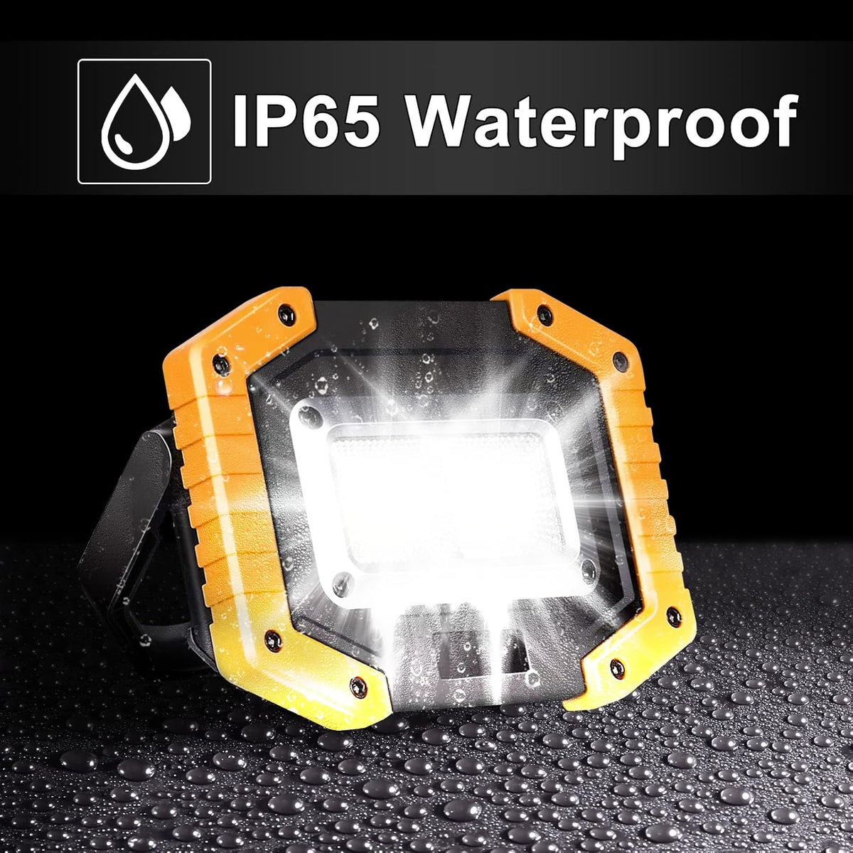 Edasion 30W LED Work Light Rechargeable COB Battery Floodlight 2000LM