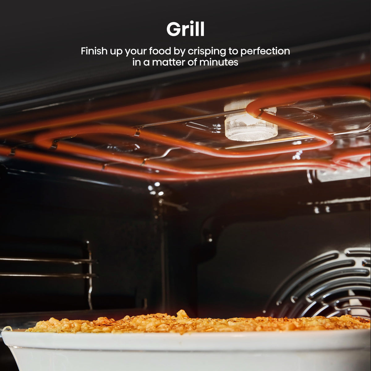 Hisense HDUKC60W 60cm Electric Cooker with Ceramic Hob-White, A Rated Double Oven 50L/80L [Energy Class A]