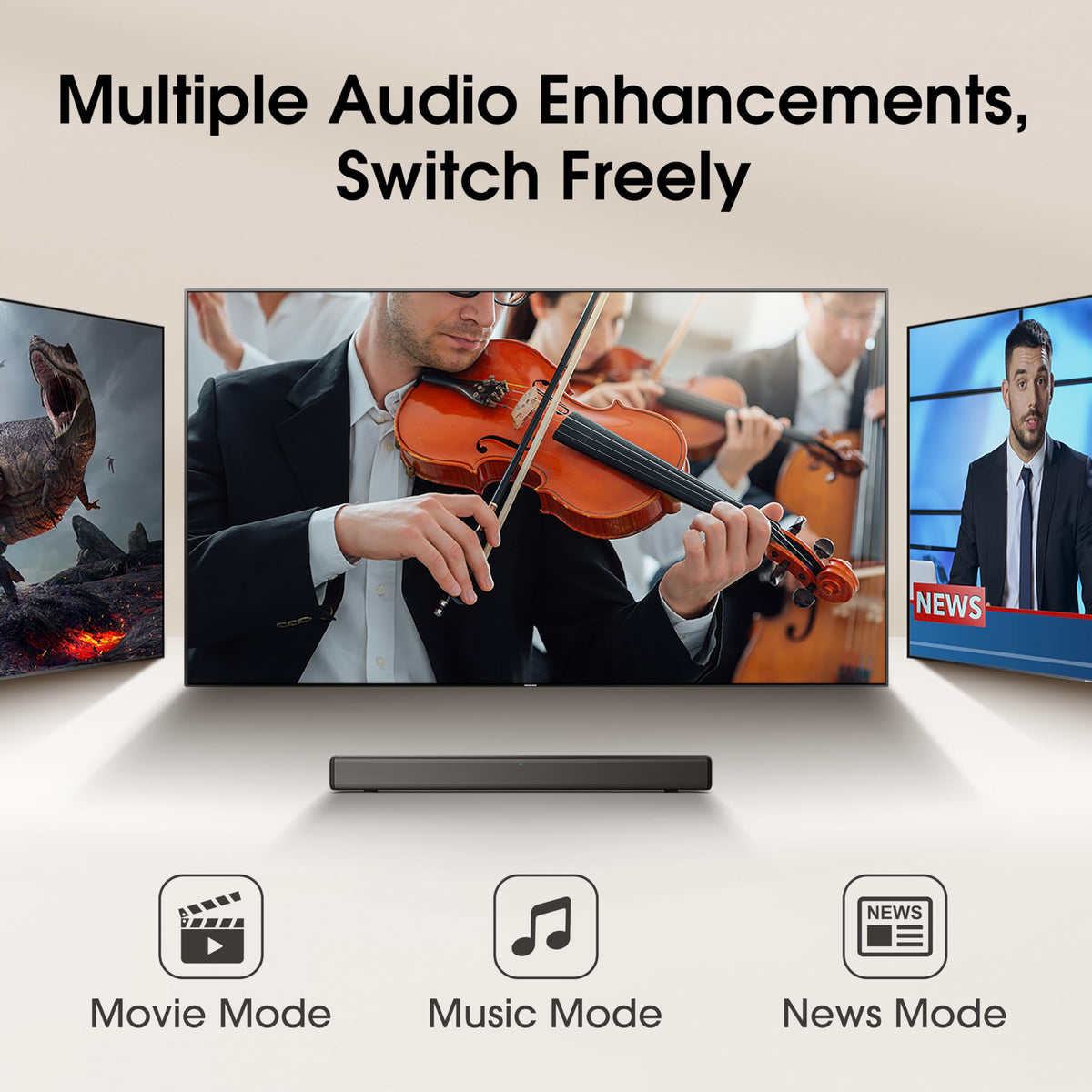 Hisense HS2000 2.1 CH All-In-One Soundbar for TV