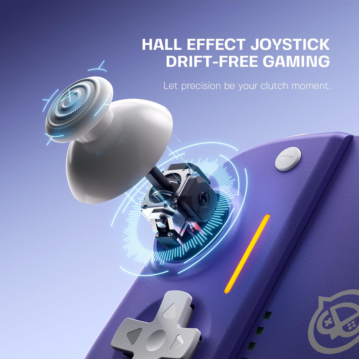 NYXI Hyperion 3 Switch 2 Controller – World's First Third-Party Wireless Controller for Switch 2, 9-Axis Gyro, Hall Effect Joysticks, Full Mechanical Button, Dual Back Button & Adjustable Vibration