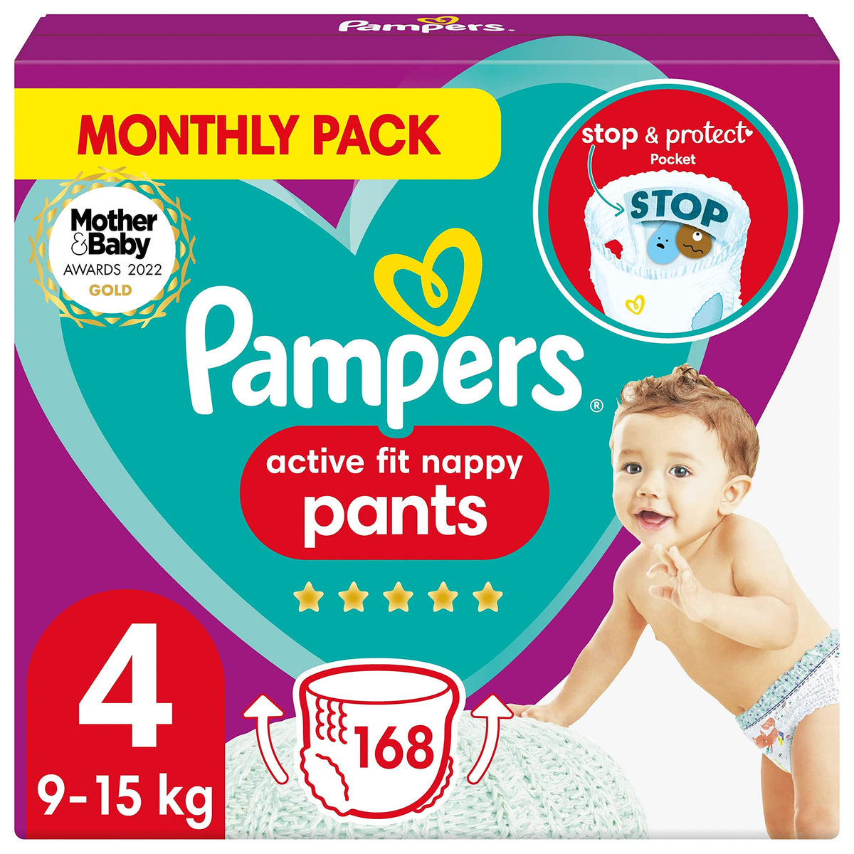 Pampers Premium Protection Nappy Pants Size 5
