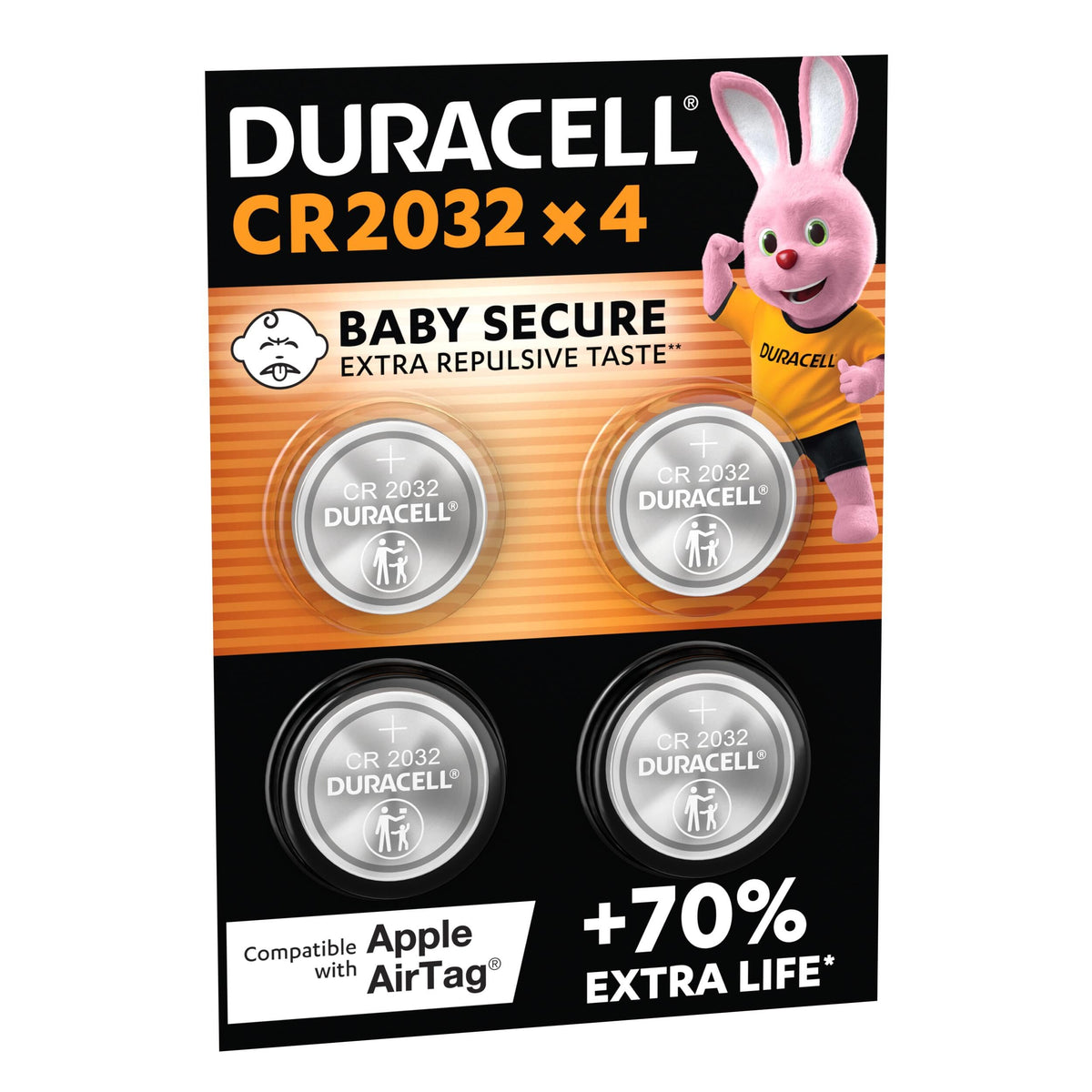 DURACELL 2032 Lithium Coin Batteries (8 Pack) 3V, CR2032