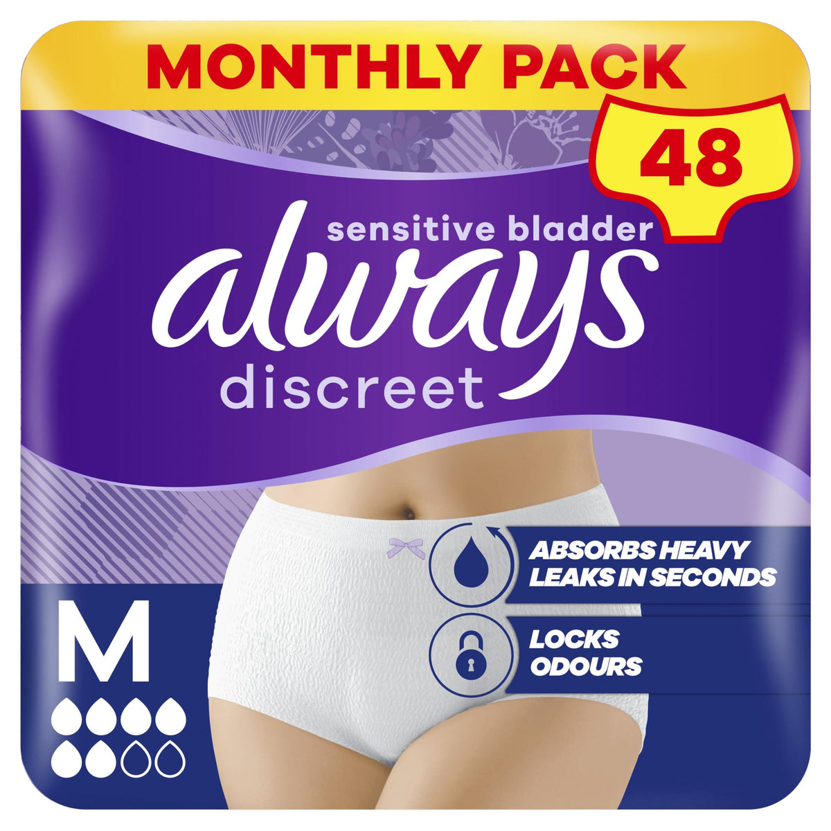 Always Discreet Pants Plus Large 32 Pants (8ct X 4)