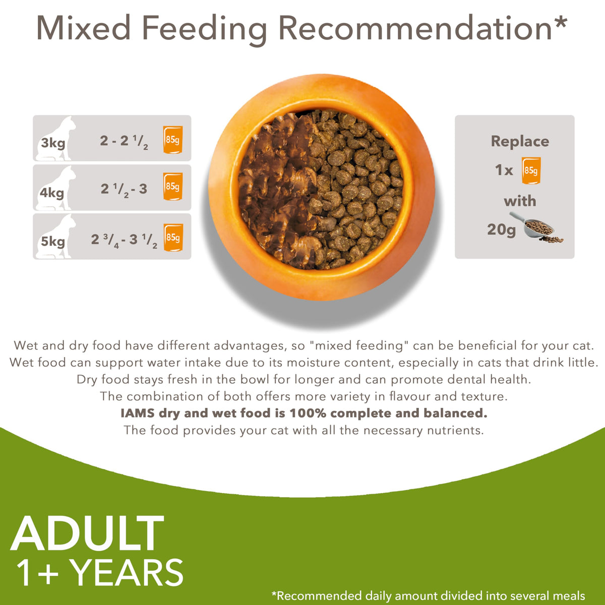 IAMS Adult Wet Cat Food Land & Sea in Jelly 72 x 85g