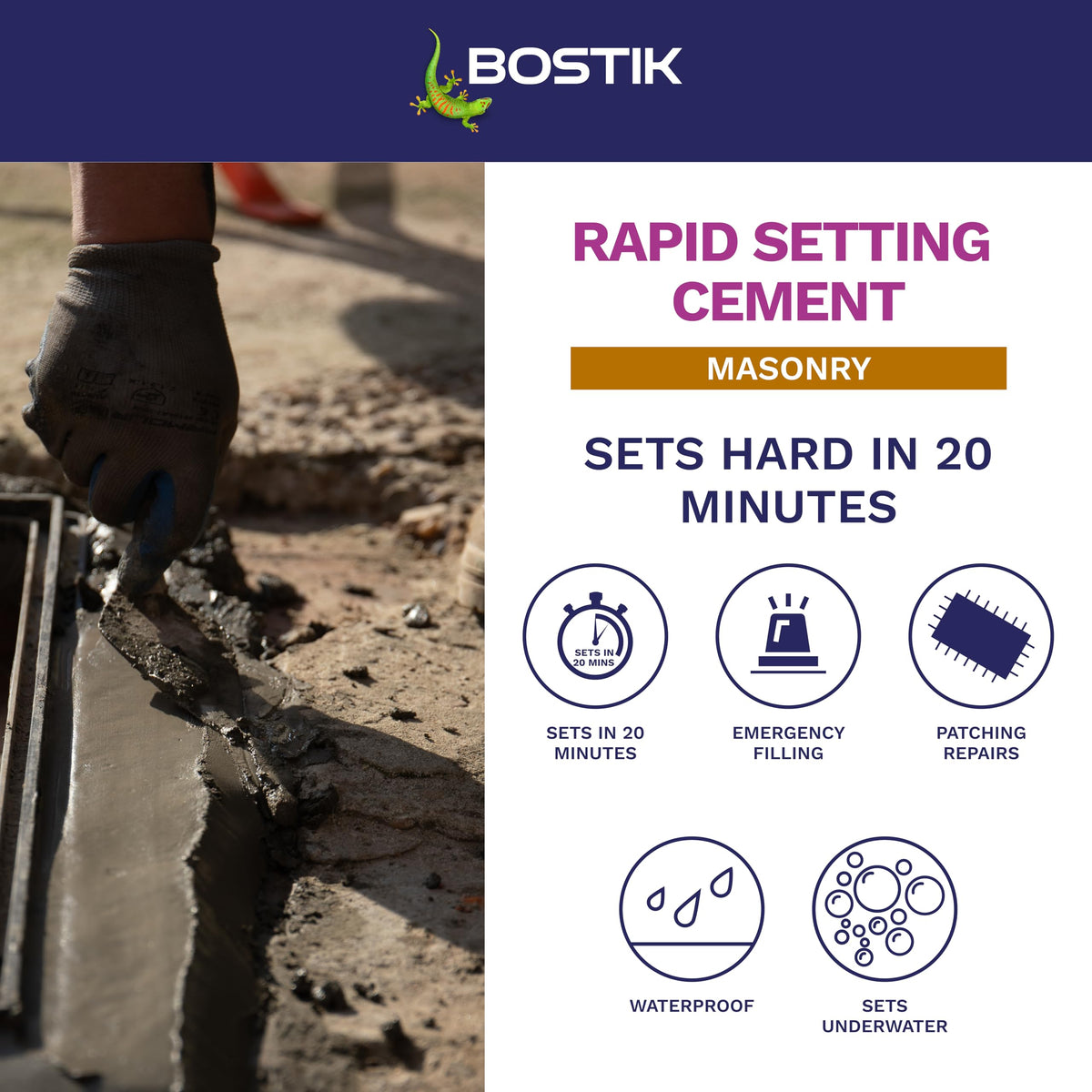 Bostik Rapid Setting Cement 10kg