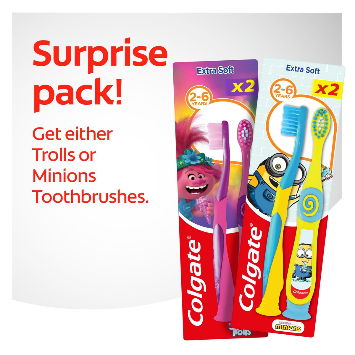 Colgate Kids Bluey Toothbrush 3-5 Years, 2 Pack
