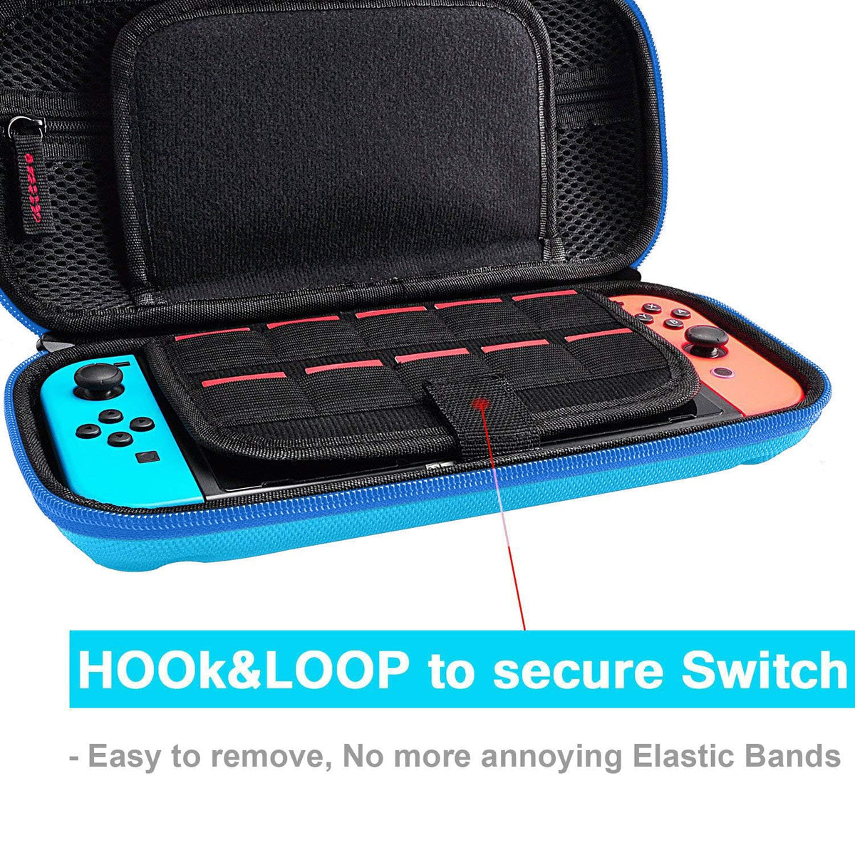 daydayup Switch 2 Carry Case Compatible with Nintendo Switch 2, with 24 Games Cartridges Protective Hard Shell Travel Carrying Case Pouch for Switch 2 Console & Accessories,Black