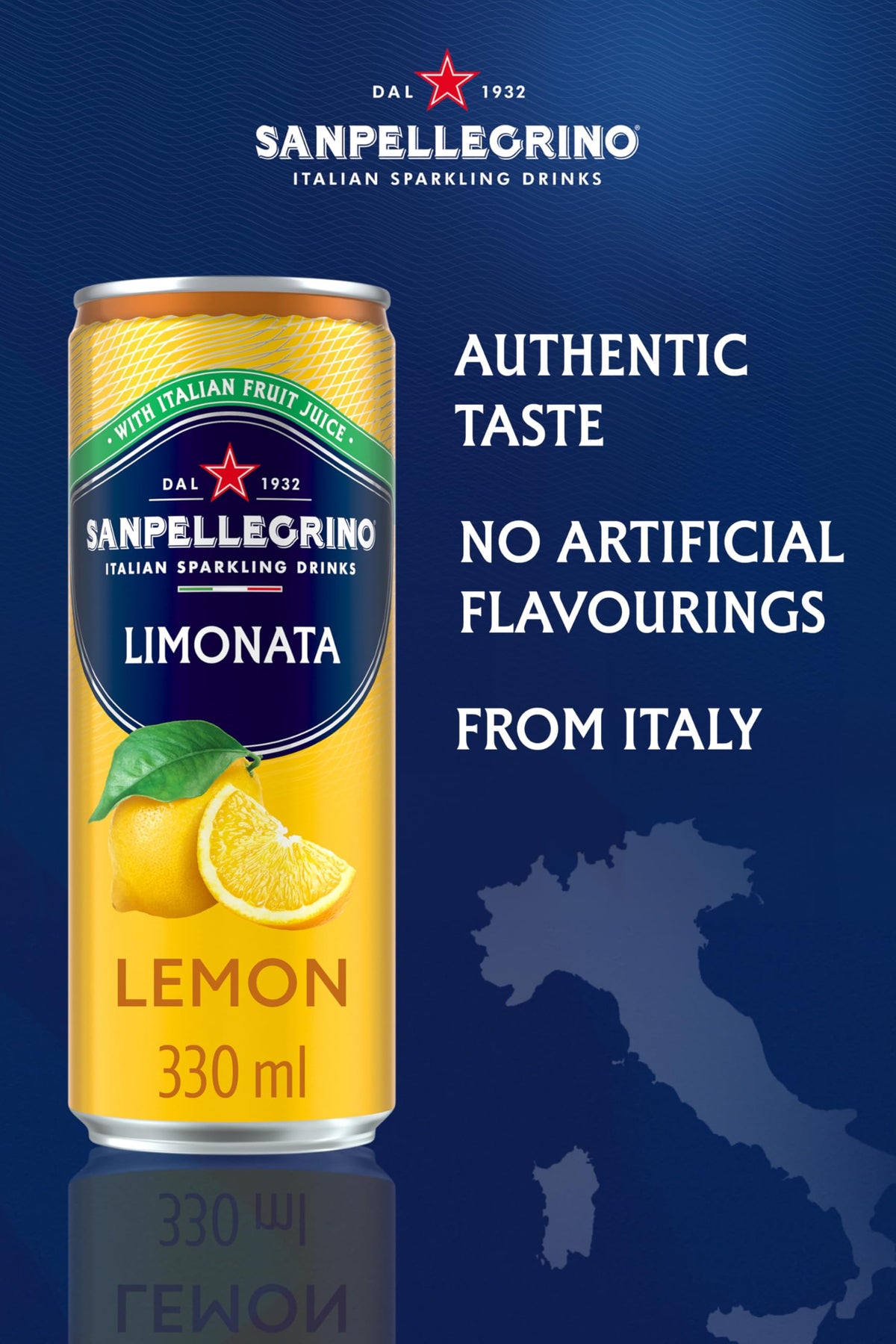 San Pellegrino Italian Sparkling Drinks Tastefully Light Sparkling Orange Canned Soft Drink 12 x 330ml | 64k Cals per Can (Pack of 2)