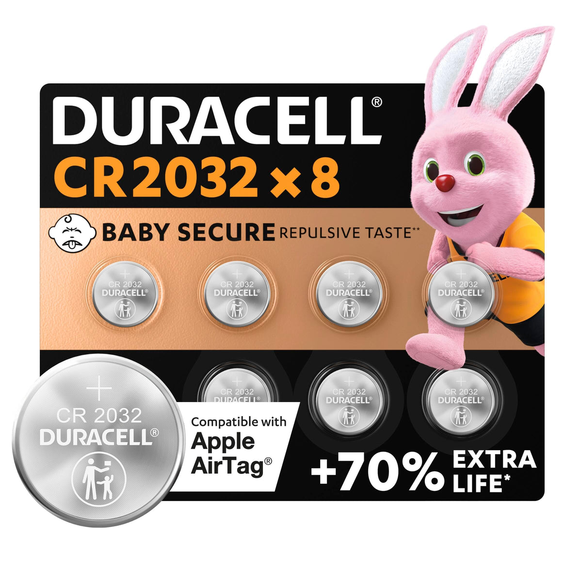 12x Duracell Cr 2032 Lithium (3 Blister Packs of 4 Batteries) 12 Batteries