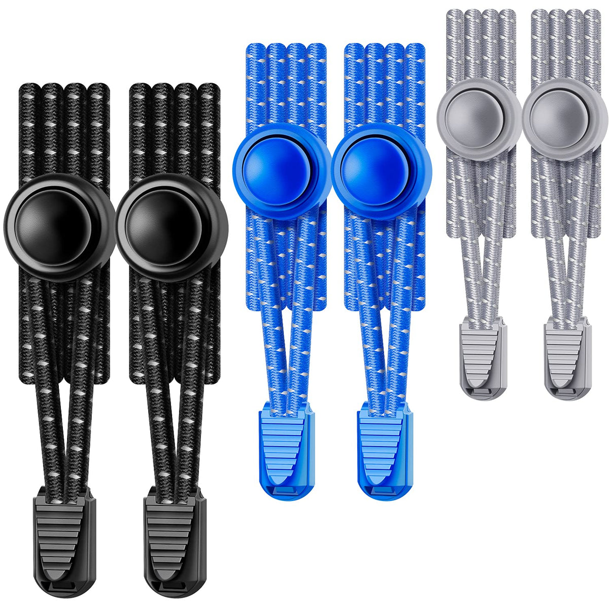 UpUGo Elastic Shoe Laces, No Tie Shoe Laces