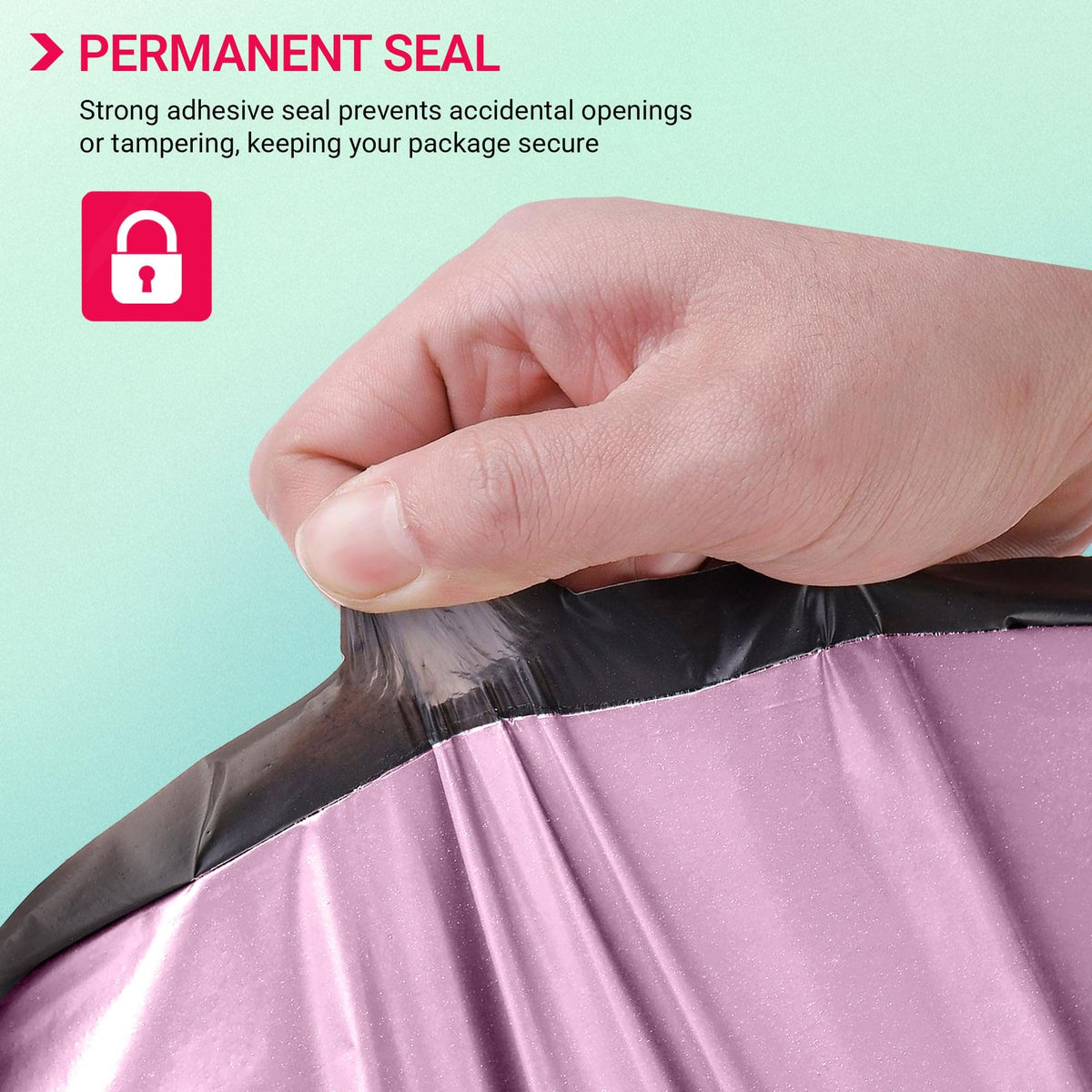 125 Mixed Grey Parcel Bags, Tamper-Proof Strong Postal Packaging Bags for Shipping, Mailing & Delivery, 5 Sizes Small to Large, 25 Each