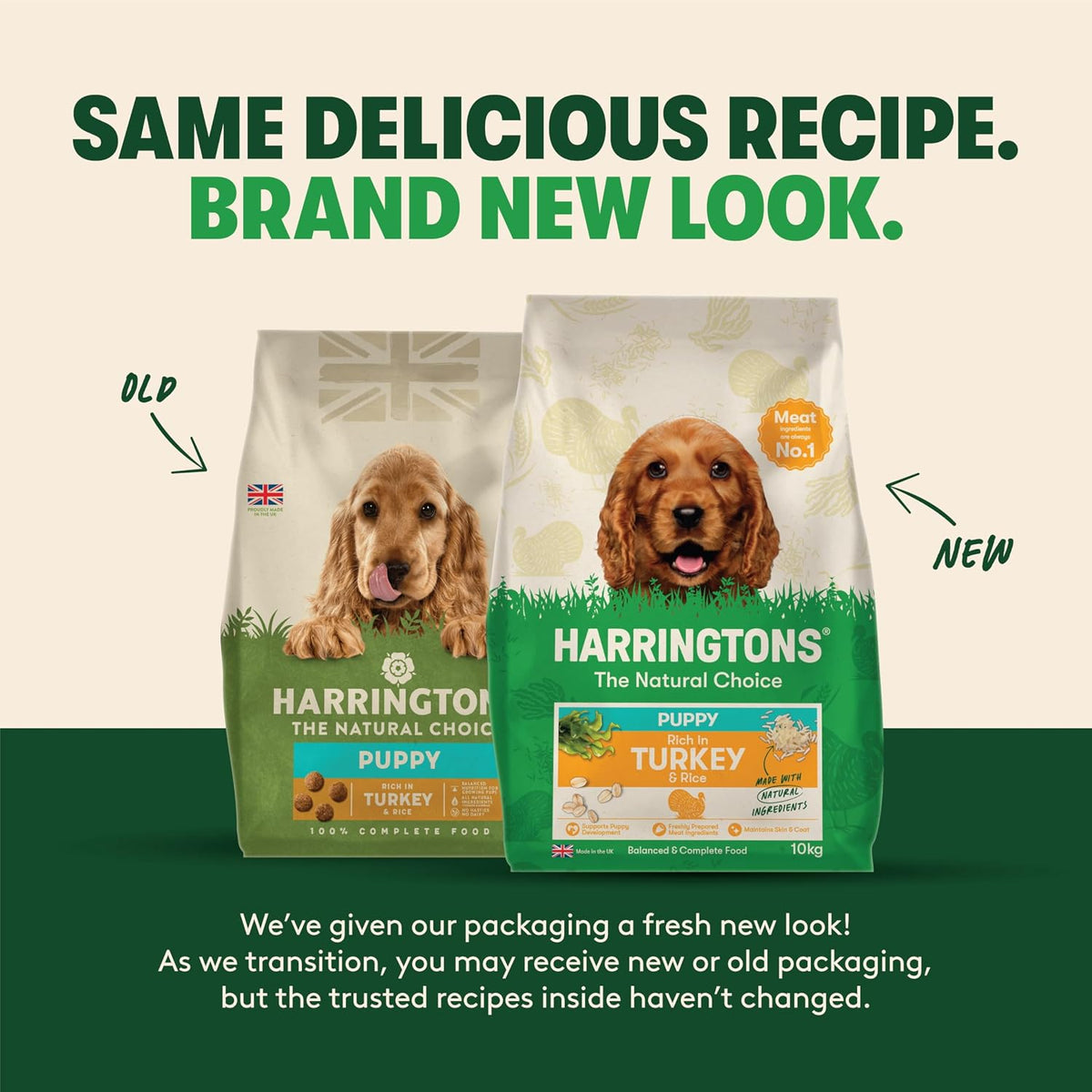 Harringtons Complete Dry Puppy Food Turkey & Rice 10kg