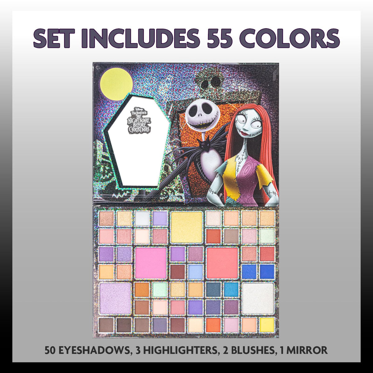 Disney Frozen 55-Well Face Palette, Eyeshadow, Ages 13+