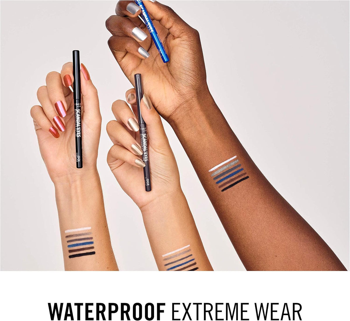 Rimmel London Scandaleyes Exaggerate Eye Definer, 001 Intense Black, 0.35g
