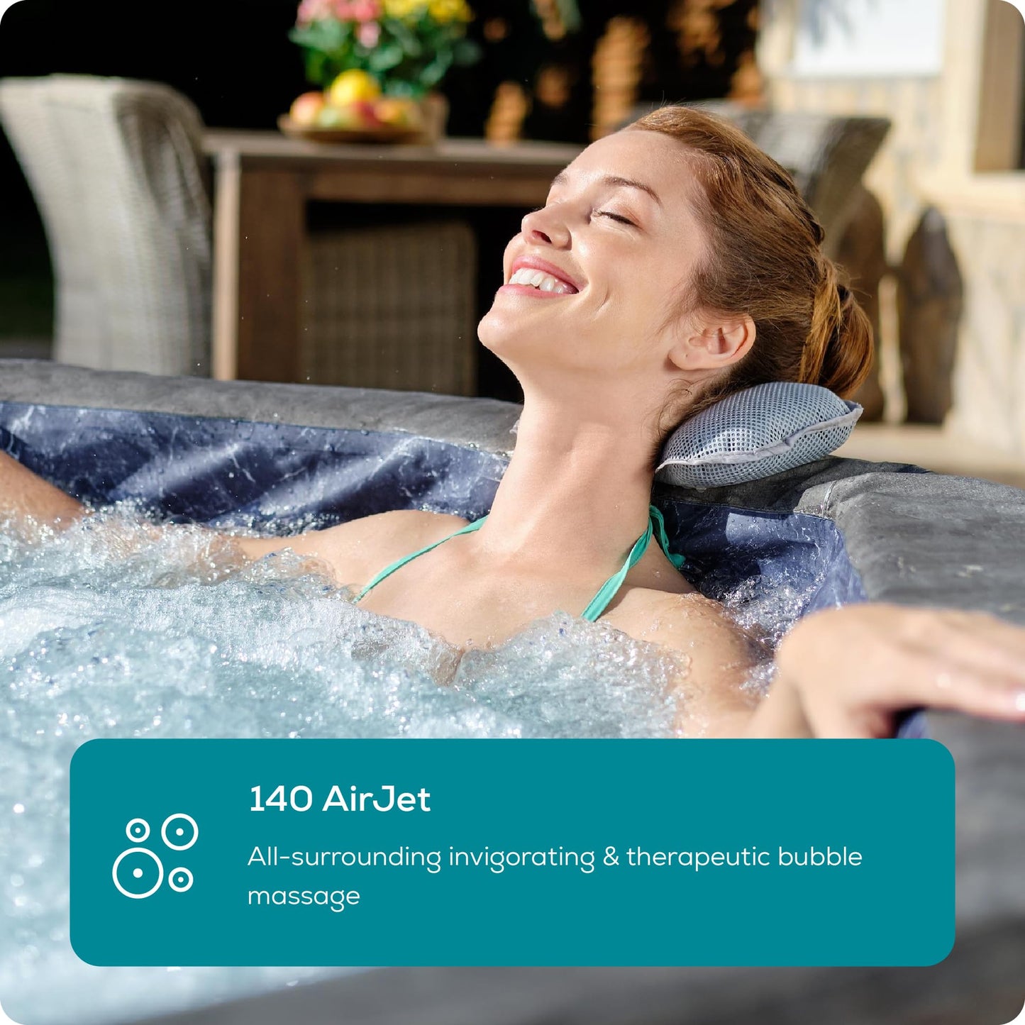 Lay-Z-Spa Helsinki Smart AirJet Plus Inflatable Hot Tub with App Control 5-7 person
