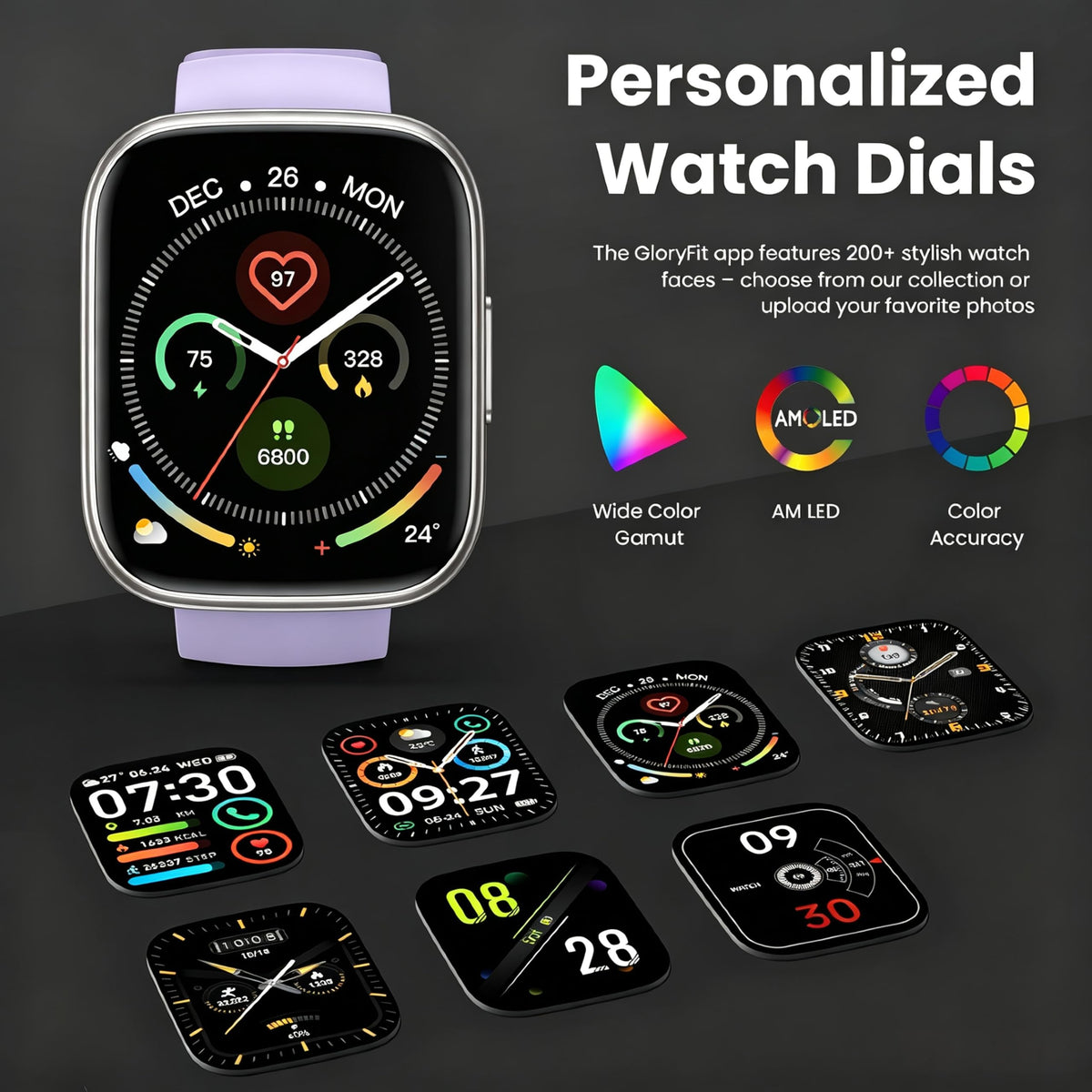 Cillso Smart Watch, Alexa Built-in, 1.83" Bluetooth Calling Fitness Watch