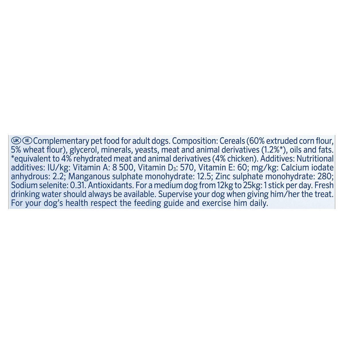 DENTALIFE Dental Chicken Cat Treats 40g (Pack of 8)