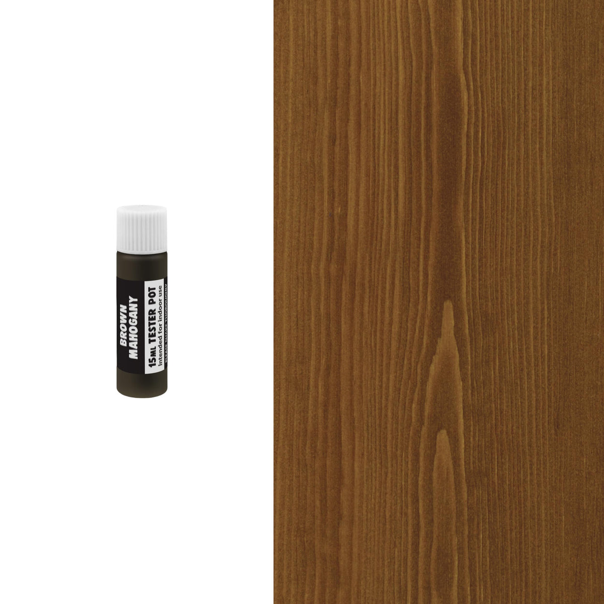 Littlefair's Wood Stain Water-Based - (Very Red Mahogany) – Non-Toxic, Eco-Friendly & Quick Drying - Easy-to-Apply, Concentrated Formula for All Wood Types – 15ml Tester Pot
