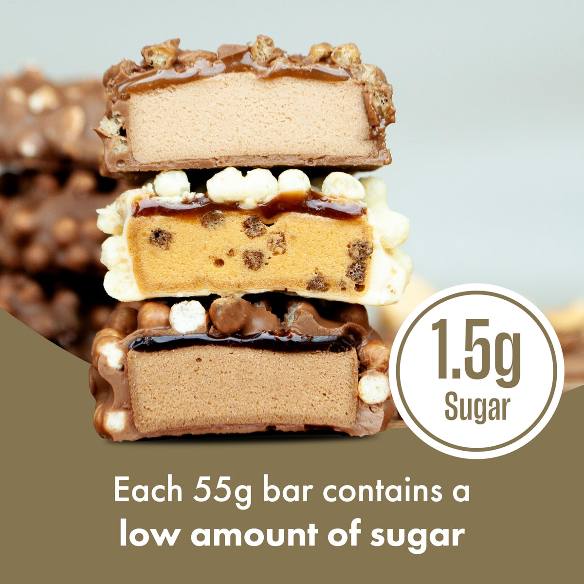 FULFIL Vitamin and Protein Bars, Chocolate Salted Caramel Flavour, 15 x 55g