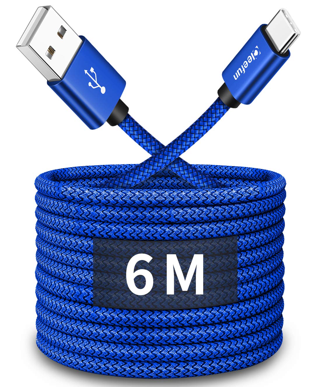 CLEEFUN 3M USB C Cable (2-Pack), Long PS5 Controller Charger Fast Charging
