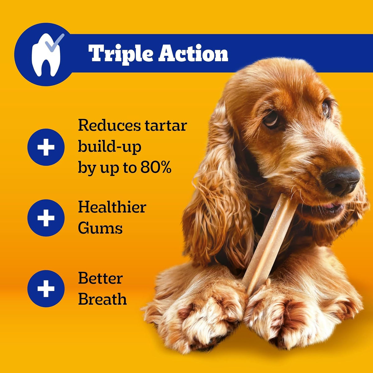PEDIGREE DENTASTIX - Dental Dog Chews - Adult Large Dogs 25kg+ - 4 x 28 Sticks - Megapack of Dog Dental Sticks