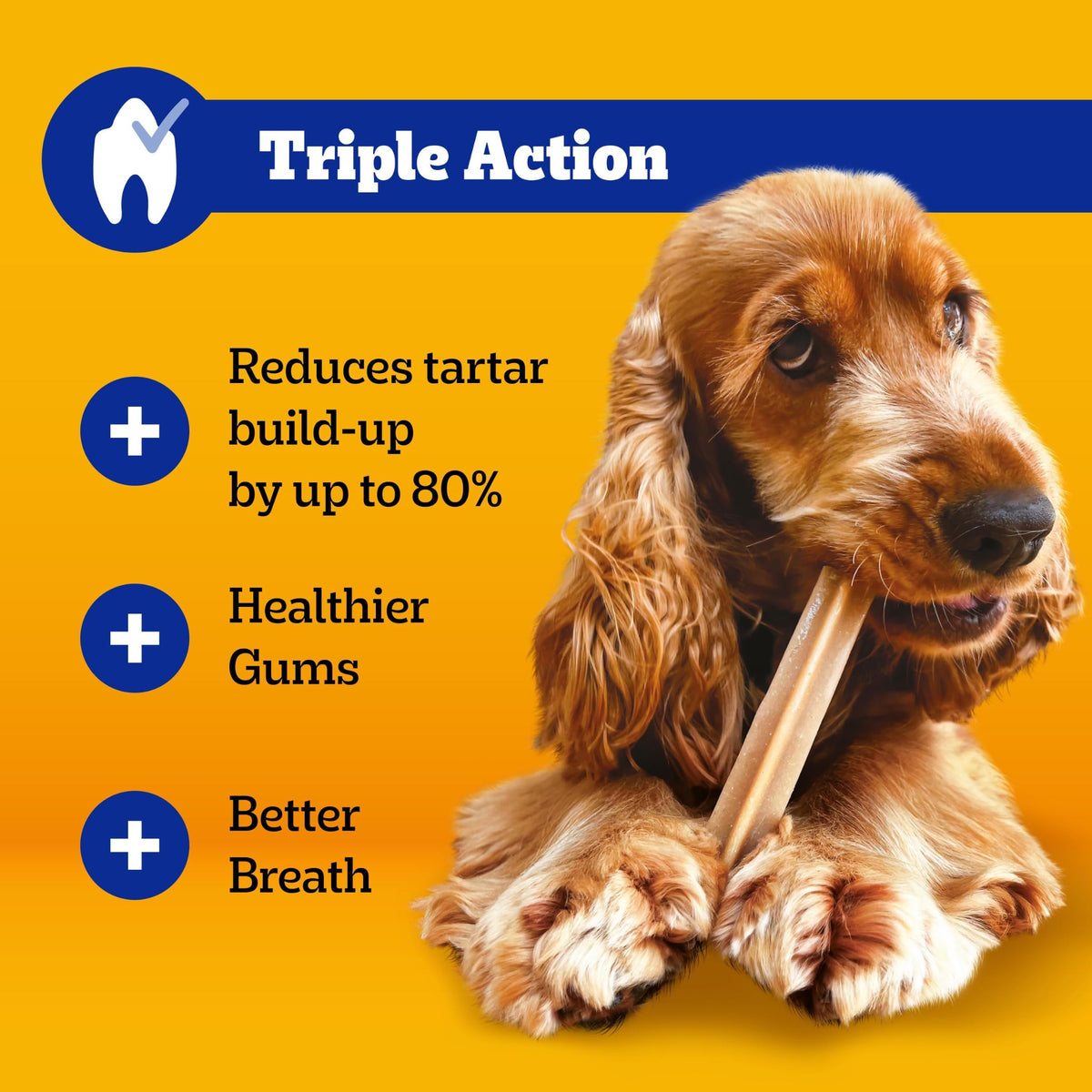 Pedigree DentaStix, Functional Snacks, Daily Dental Chews for Small Dogs (5 -10 kg), Megapack of 16 x 7 (112 Sticks)