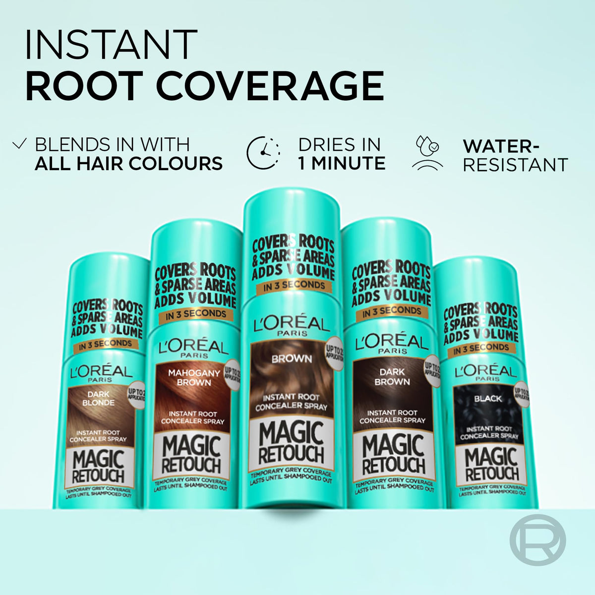 L'Oréal Paris Magic Retouch Temporary Root Touch Up Spray, Dark Brown 75ml