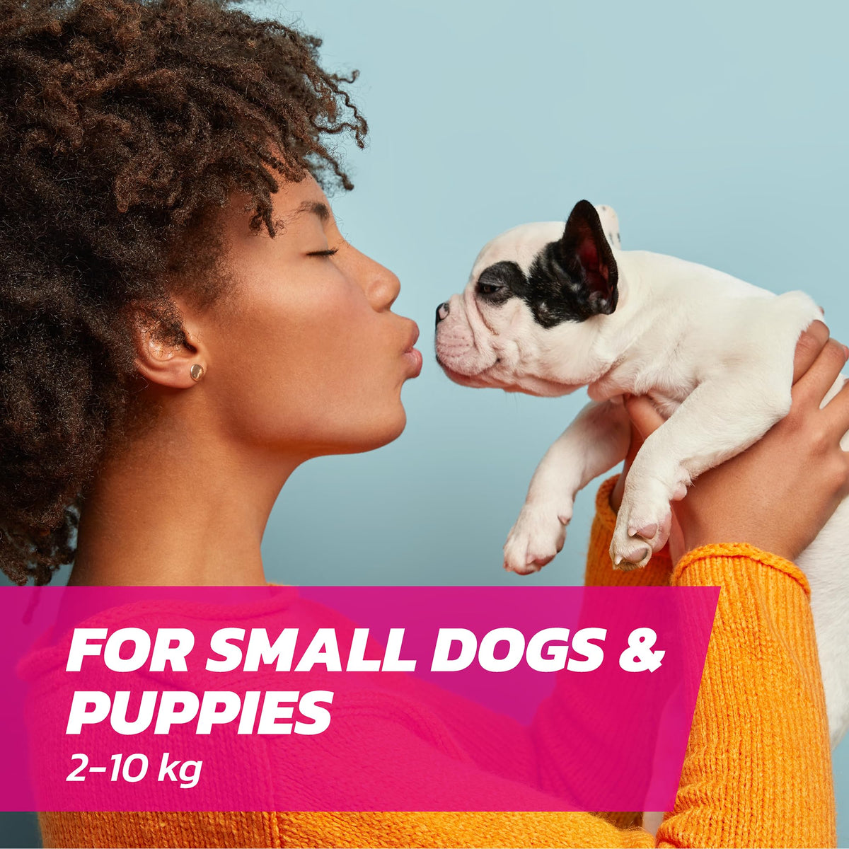 Dog Flea Treatment Small Dog x 6 - Spot on Flea Treatment for Dogs Small 2-10kg - FleaSolve Flea & Tick Solution - 6 x Pipettes - 6 x Doses