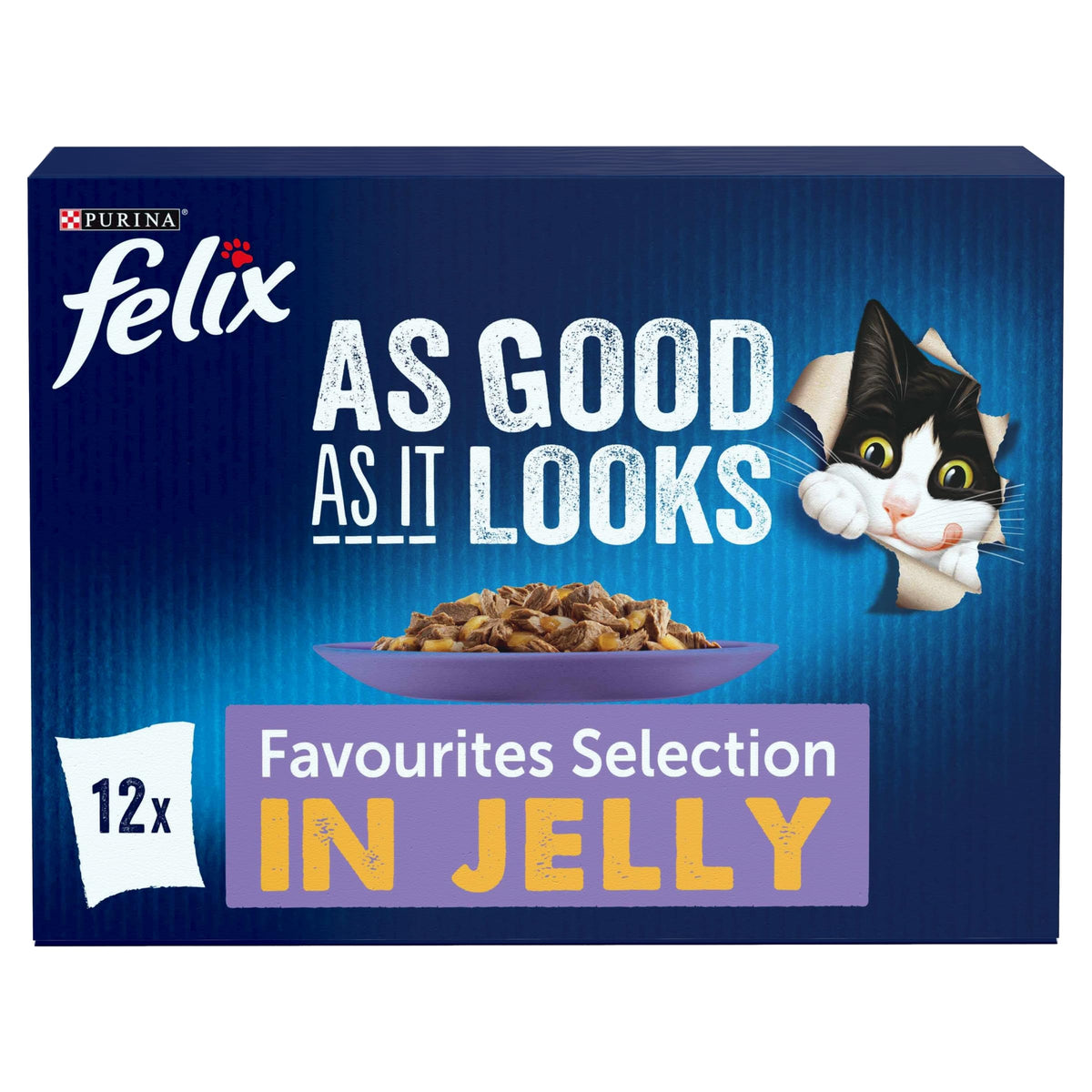 FELIX Doubly Delicious Countryside Selection in Jelly Wet Cat Food 40x85g
