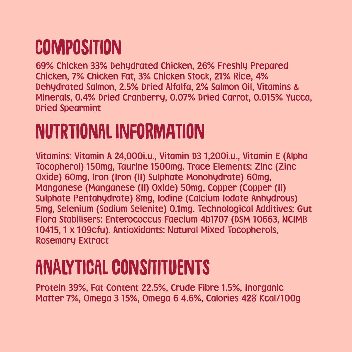 Scrumbles All Natural Dry Cat Food With Chicken and Fresh Salmon, High Protein Food for Adults And Seniors, 2.5 Kg,pink bag