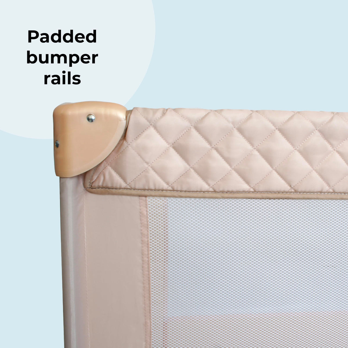 My Babiie MBTC1 Travel Cot from Birth to 15kg - Ivory