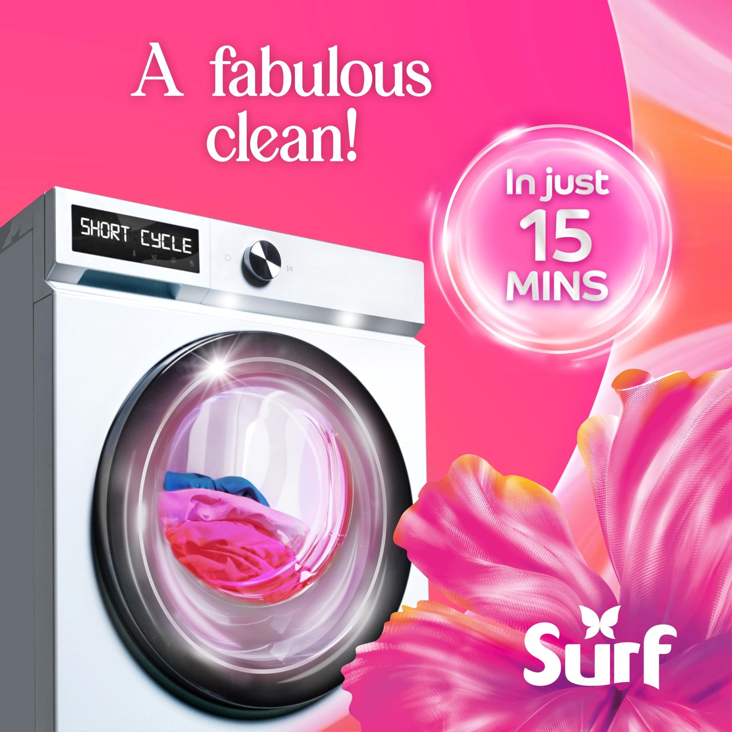 Surf Magnifi-Scent Floral Fusion Laundry Liquid 837ml | 31 Washes