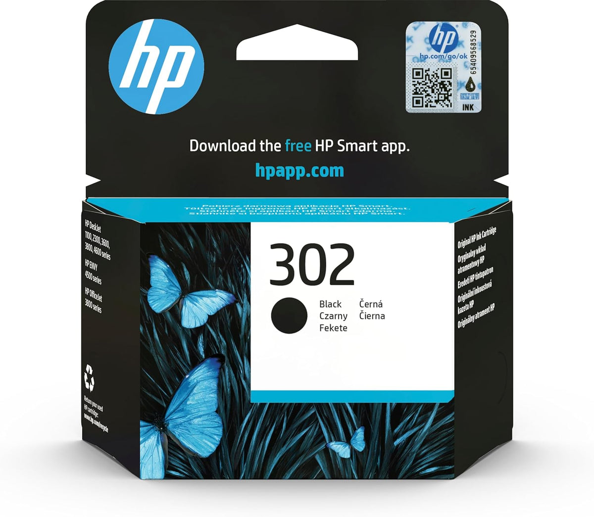 HP 302 Black Original Ink Cartridge