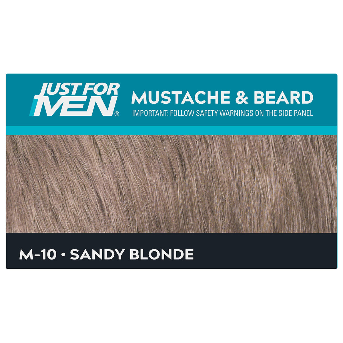 Just for men Moustache & Beard Dark Brown Dye, Eliminates Grey for a Thicker & Fuller Look M45