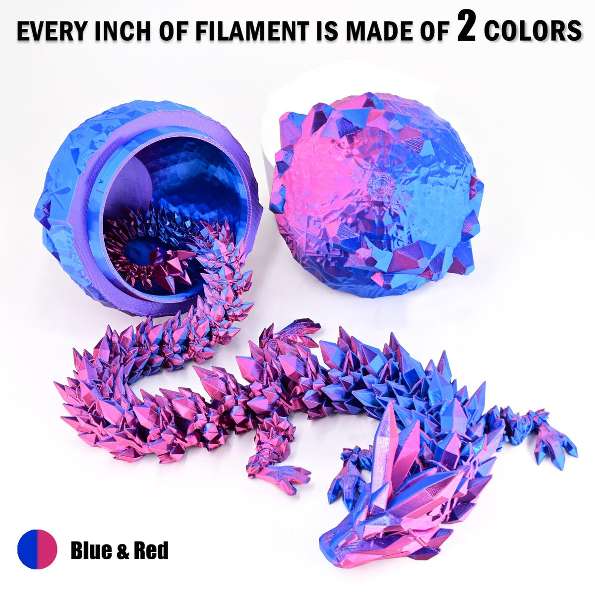 Silk Tri Colour PLA Filament 1.75mm 1kg, Multicolor 3D Printer Filament, Filament 3D Printing Materials for Most FDM 3D Printer, Silk PLA Red Yellow Blue, Rainbow PLA Filament 1.75mm ± 0.02
