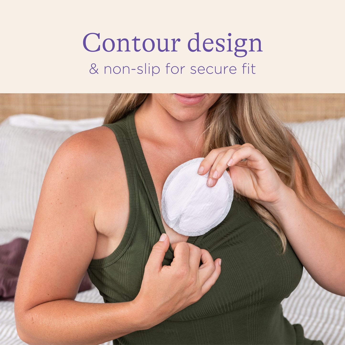 Lansinoh Disposable Breast Pads Maternity - 60 Pack - Ultra-Thin & Abosrbent Nursing Pads with BlueLock™ Core Leak-Proof Protection - Holds 20x Weight - Individually Wrapped -Breastfeeding Essentials