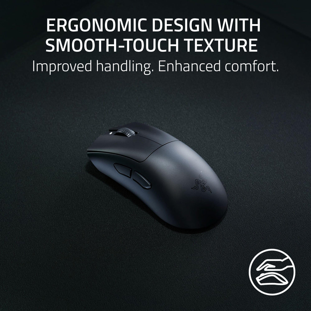Razer DeathAdder Essential (2021) - Wired Gaming Mouse (Optical Sensor, 6400 DPI, 5 Programmable Buttons, Ergonomic Form Factor) White