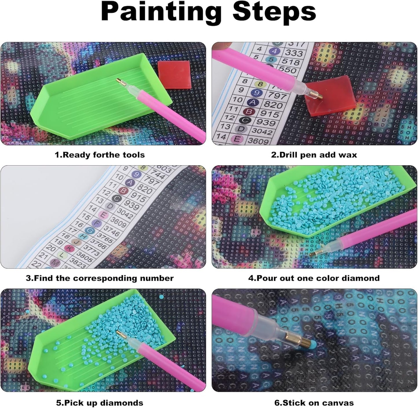 VARHHUXHA 5D Diamond Art Painting Kits for Adults, Cow and Flower Full Drill Crystal Art Kits for Adults, DIY Cross Stitch Arts Crafts Pictures Embroidery Kit for Beginner Home Wall Decor 30x40