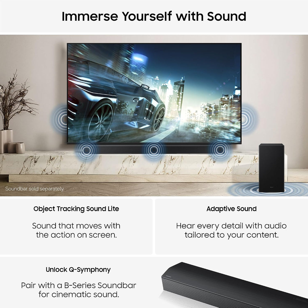 Samsung Smart TV 50-Inch U7020H Crystal UHD 4K TV, HDR10+, Motion Xcelerator, Dynamic Sound Pack, Gaming Hub, Knox Security, Vision AI Companion [2026]