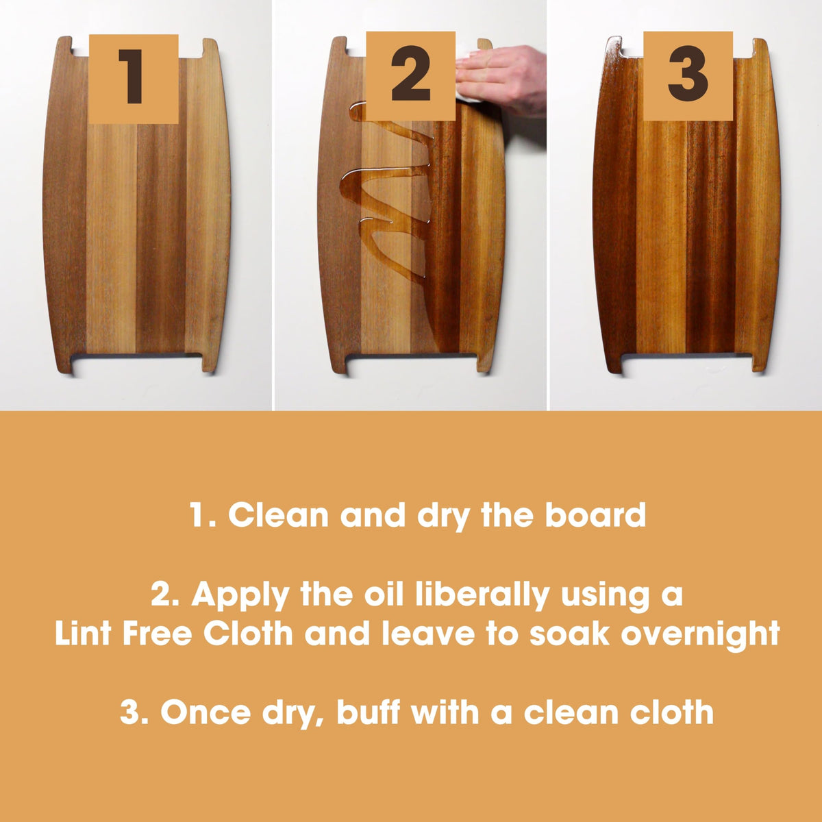 Chopping Board Oil - Premium Food Grade Mineral Oil to Protect and Restore Wood Cutting Boards, Butcher Blocks, Countertops - 250ml