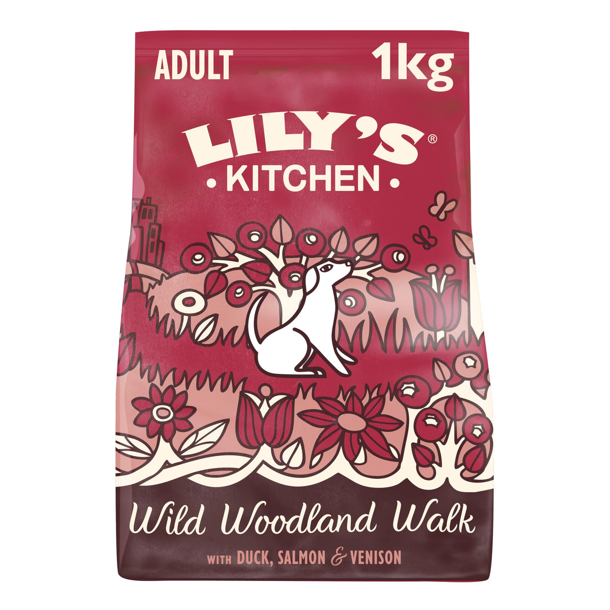 Lily's Kitchen Made with Natural Ingredients Adult Dry Dog Food Chicken & Duck Grain-Free Recipe 2.5kg Bag